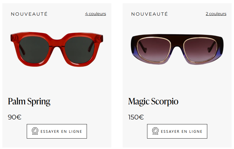 tester lunettes en ligne